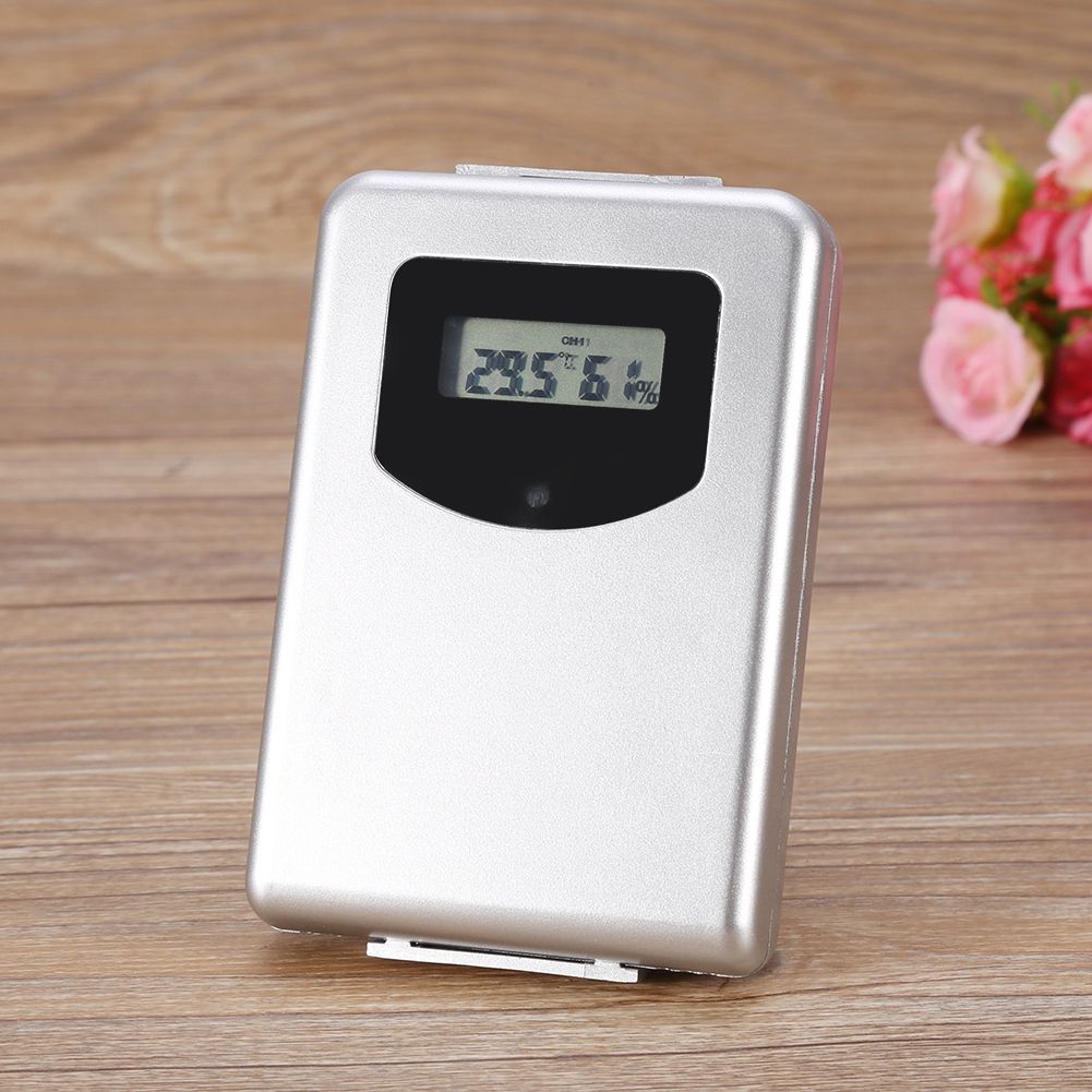 Battery Powered Wireless Digital In/Outdoor Thermometer Humidity Temperature Remote Sensor