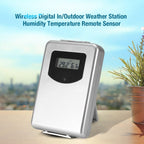 Battery Powered Wireless Digital In/Outdoor Thermometer Humidity Temperature Remote Sensor