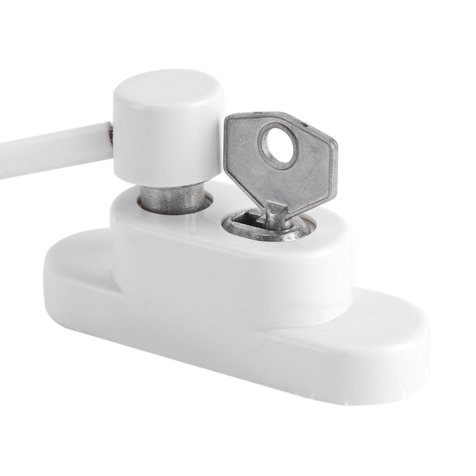 Zinc Alloy Window Door Opening Restrictor Cable Baby Child Safety Lock Catch Wire White