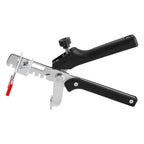 1pc Floor Pliers Tiling Locator Tile Leveling System Ceramic Tiles Installation Tool(Black)