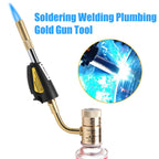 Gas Self Ignition Turbo Torch Brazing Soldering Propane Welding Plumbing Gun Tool