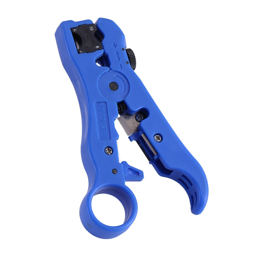 Rotary Coax Coaxial Cable Cutter Stripper Stripping Tool for RG59 RG6 RG7 RG11 Wire