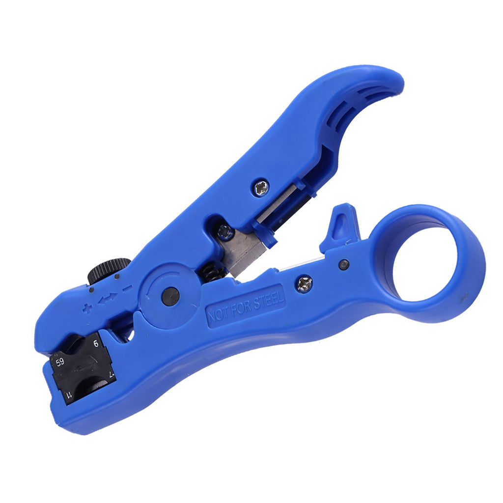 Rotary Coax Coaxial Cable Cutter Stripper Stripping Tool for RG59 RG6 RG7 RG11 Wire