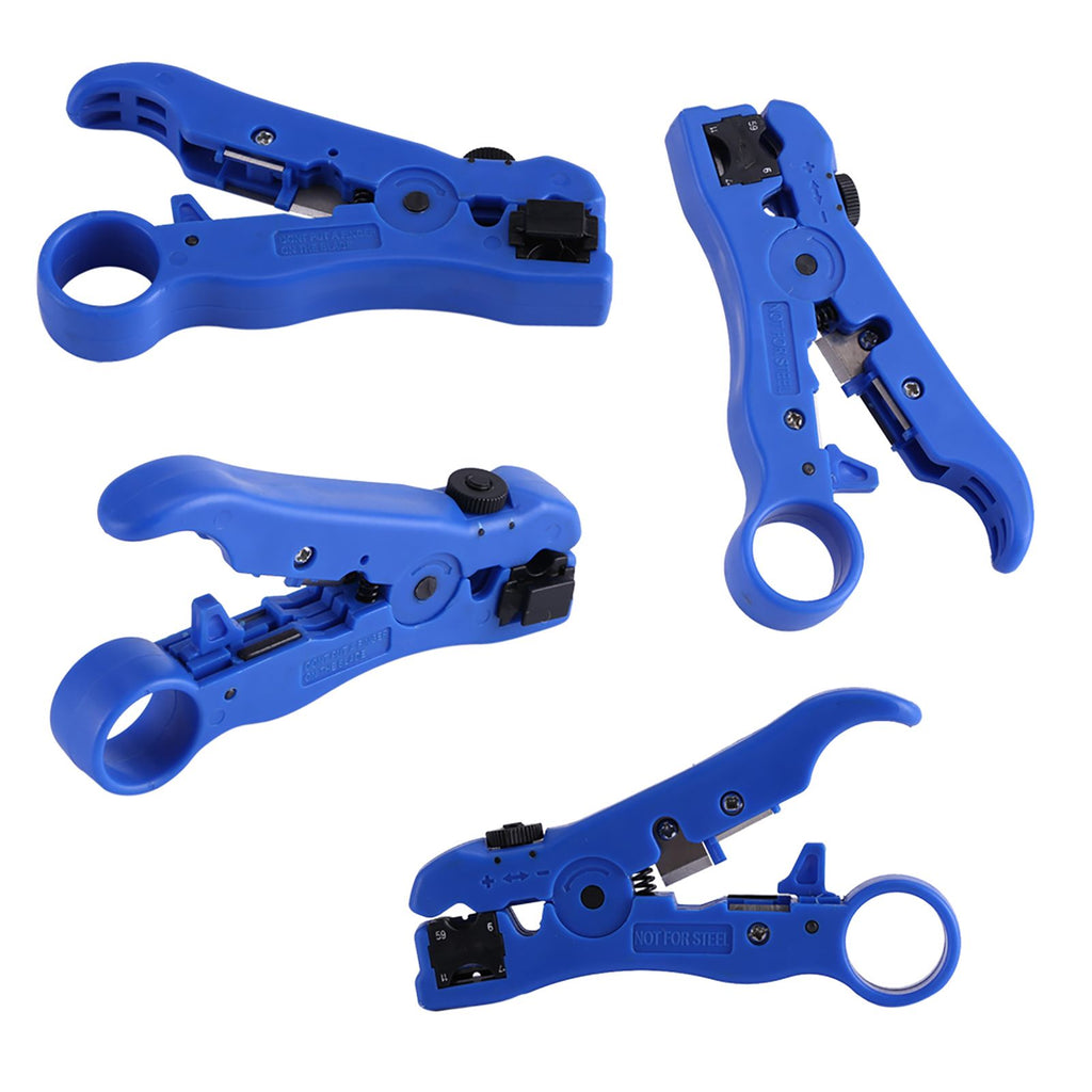 Rotary Coax Coaxial Cable Cutter Stripper Stripping Tool for RG59 RG6 RG7 RG11 Wire