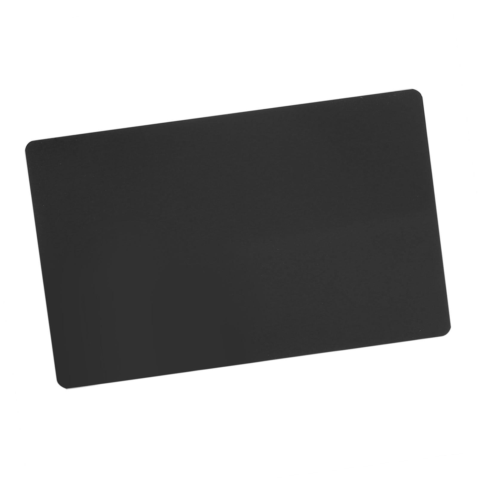 50Pcs Impressive Blanks Laser Mark Engraved Metal Business Visiting Name Cards (Black)