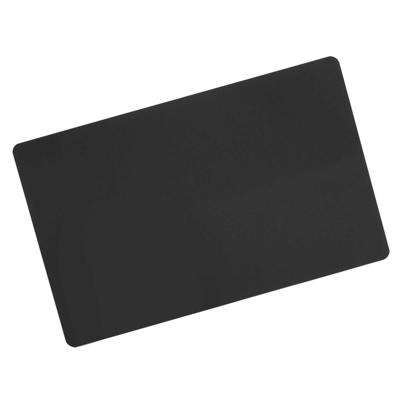50Pcs Impressive Blanks Laser Mark Engraved Metal Business Visiting Name Cards (Black)
