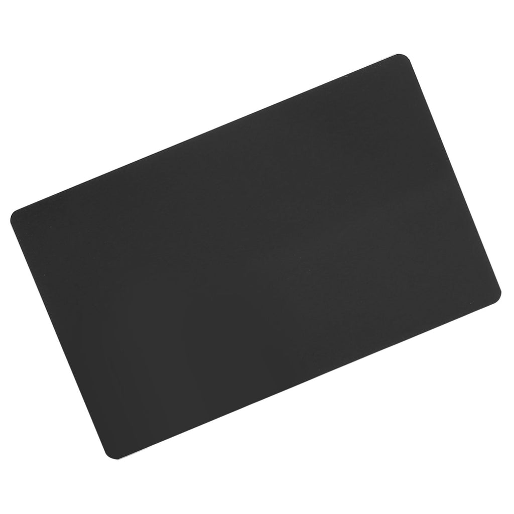 50Pcs Impressive Blanks Laser Mark Engraved Metal Business Visiting Name Cards (Black)