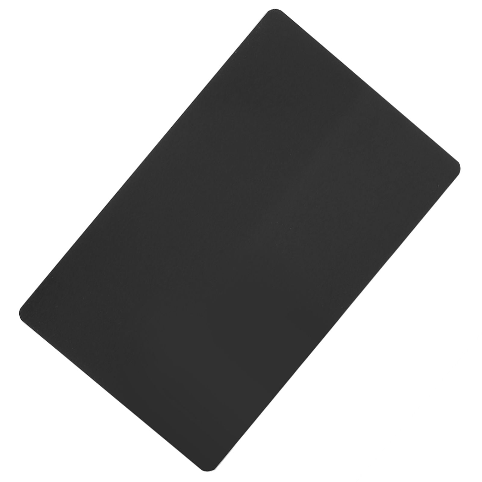 50Pcs Impressive Blanks Laser Mark Engraved Metal Business Visiting Name Cards (Black)