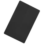 50Pcs Impressive Blanks Laser Mark Engraved Metal Business Visiting Name Cards (Black)