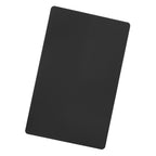 50Pcs Impressive Blanks Laser Mark Engraved Metal Business Visiting Name Cards (Black)