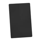 50Pcs Impressive Blanks Laser Mark Engraved Metal Business Visiting Name Cards (Black)