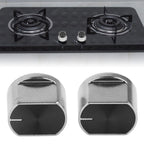 2pcs Universal Gas Stove Cooker Part Control Knobs Replacement Zinc Alloy Rotary Switch