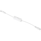 5Pcs LED Strip Light Wire Switch with Female and Male DC 12V Power Connector Plug White