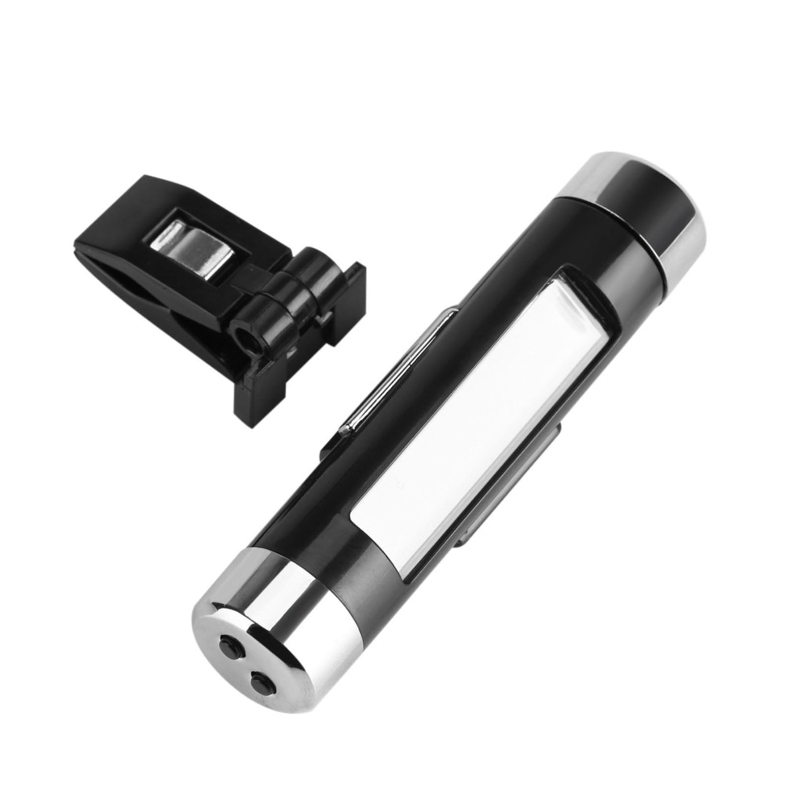 Clip on Truck Car LCD Thermometer Automotive Digital Backlight Clock Monitor White Backlight