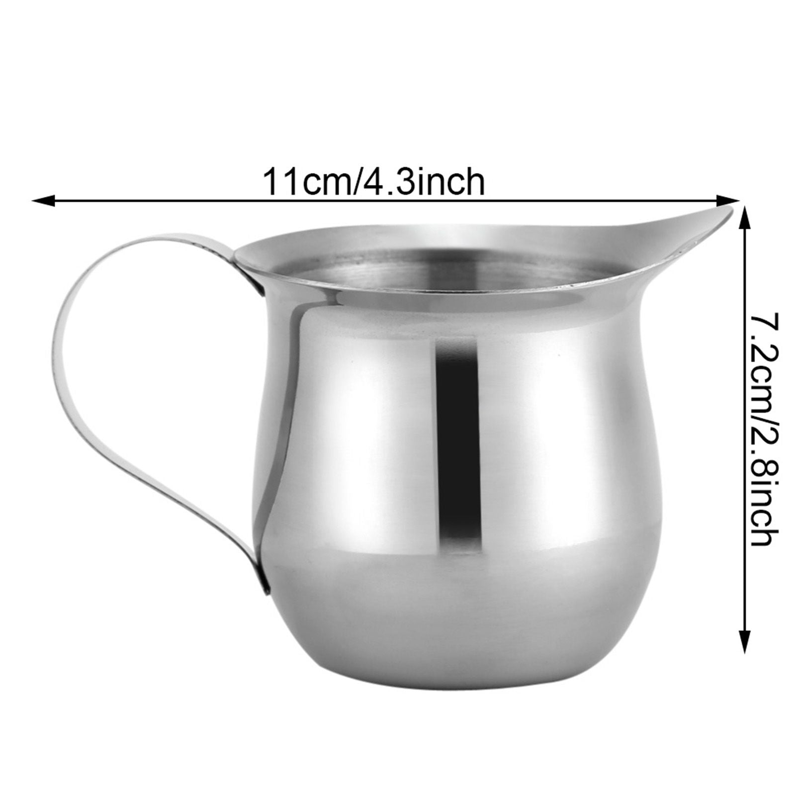 240ml Multipurpose Stainless Steel Milk Frothing Pitcher Cup Latte Art Kitchen Jugs Mug