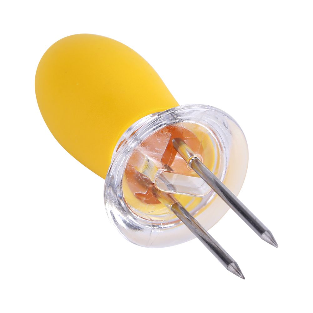 8 Pcs Stainless Steel Corn On The Cob Skewers Holder Forks Prongs BBQ Kitchen Party