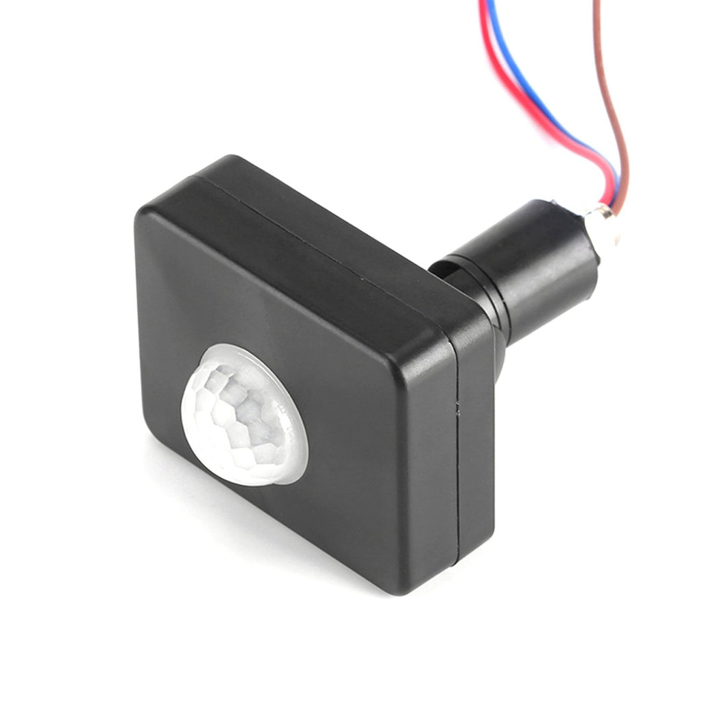 Black PIR Switch Infrared Motion Lighting Sensor Detector Wall Pavement Switch Outdoor