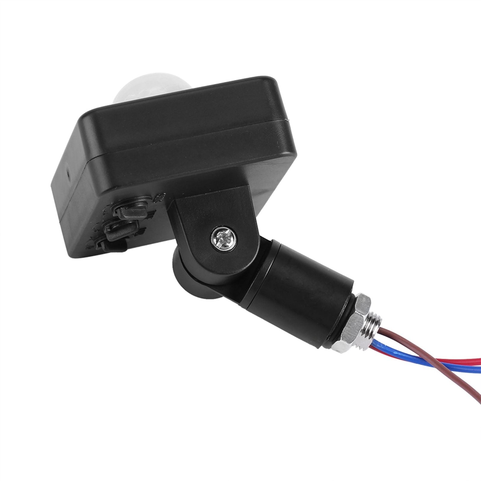 Black PIR Switch Infrared Motion Lighting Sensor Detector Wall Pavement Switch Outdoor