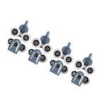 8 x Twin Bottom Top Shower Door Rollers Pulleys Wheels Runners Bathroom Double Wheel