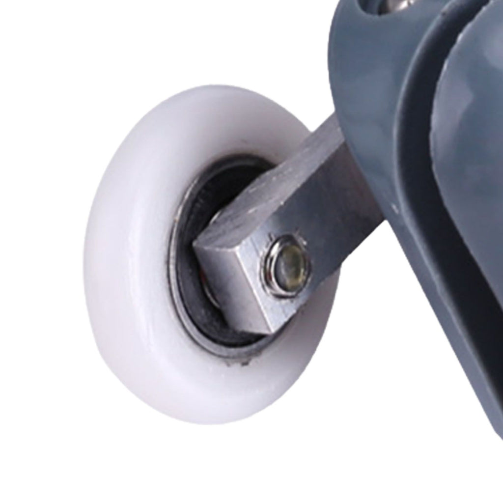 8 x Twin Bottom Top Shower Door Rollers Pulleys Wheels Runners Bathroom Double Wheel