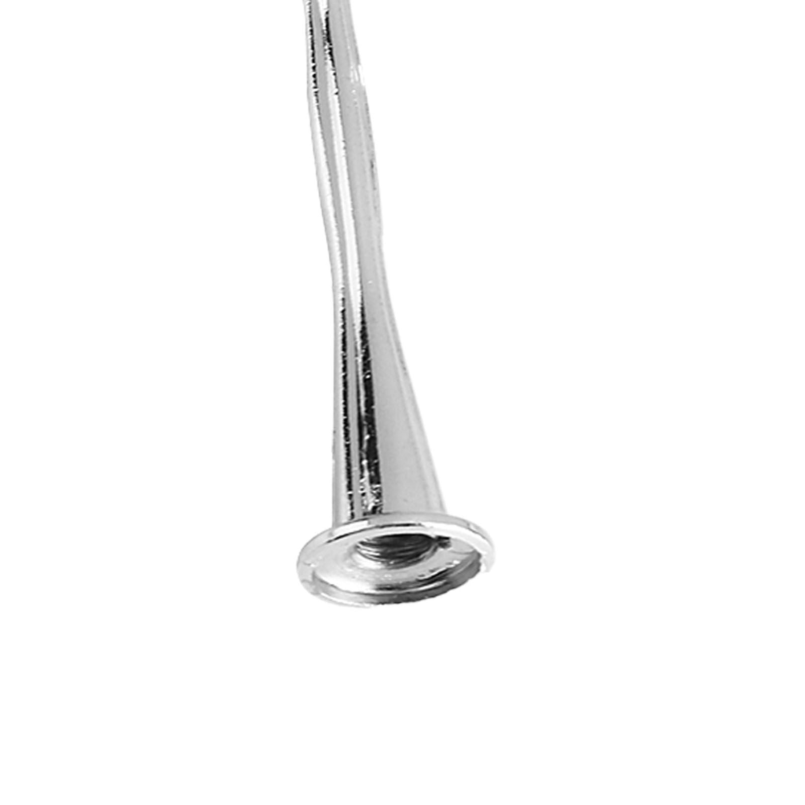 Multi tiers Cake Tray Stand Handle Fruit Plate Hardware Fitting Holder(2-tiers Crown Silver)