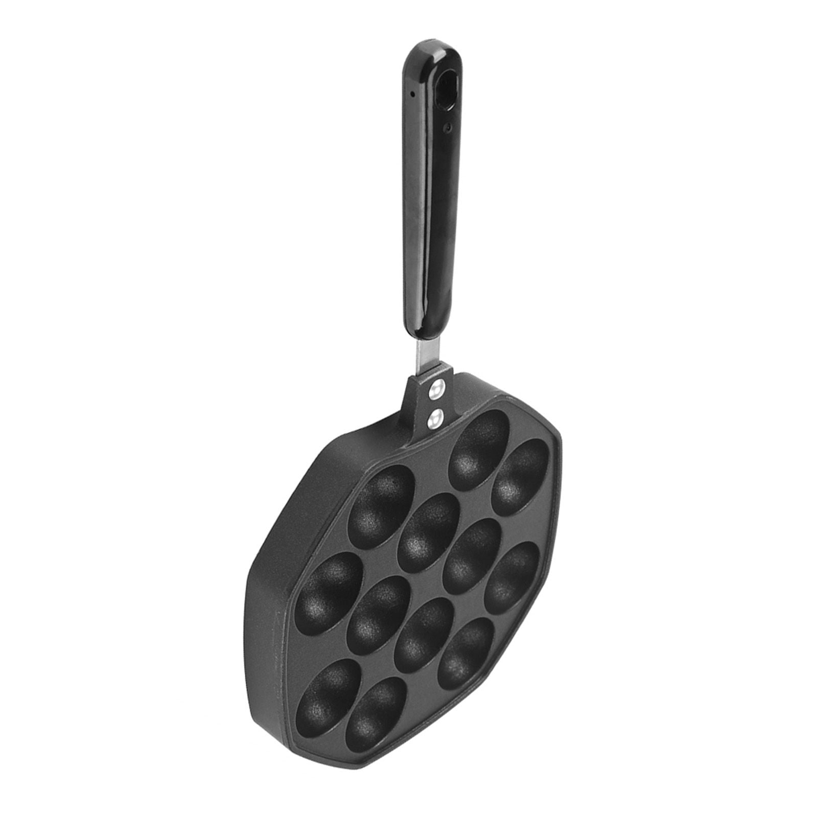 12 Cavities Aluminum NOn stick Takoyaki Grill Pan Plate Octopus Ball Pancake Maker Baking Mold