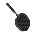 12 Cavities Aluminum NOn stick Takoyaki Grill Pan Plate Octopus Ball Pancake Maker Baking Mold