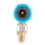 R134A/C Low High Quick Connector Air Conditioning Coupler Adapter Extractor Valve Core (Blue)