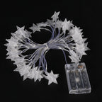 Battery Operated Led String Lights Ejoyous 6m 19ft 40 star Shape LED Lights Fairy Decorative Li