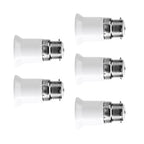5pcs B22 Male to E27 Female Socket Base Bulb Adapter Converter Lamp Holders
