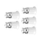 5pcs B22 Male to E27 Female Socket Base Bulb Adapter Converter Lamp Holders