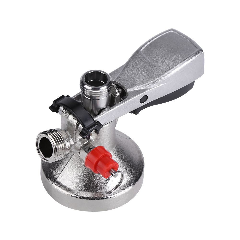 G Type Keg Stainless Steel Coupler Draft Beer Dispenser Brew w Air Valve Home