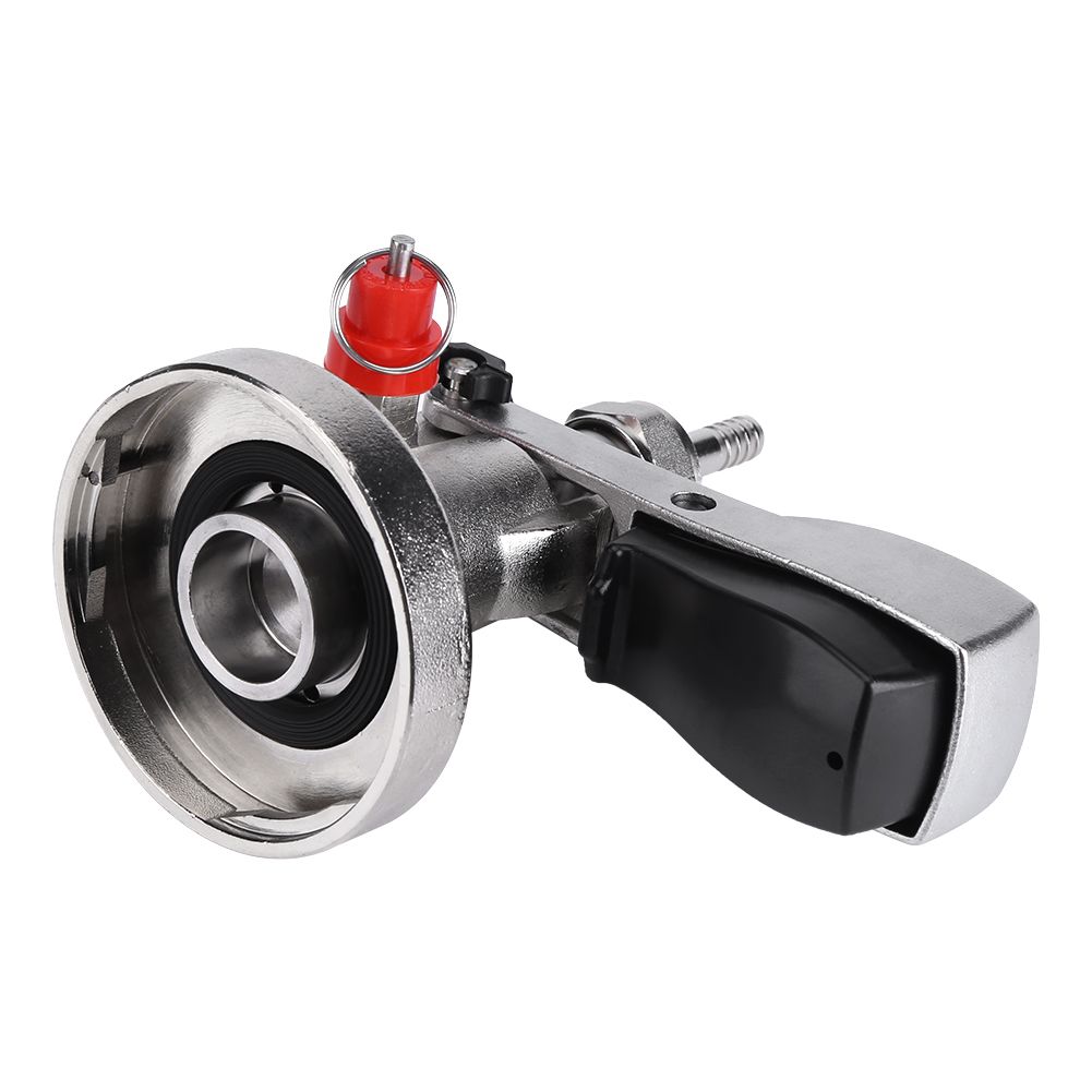 G Type Keg Stainless Steel Coupler Draft Beer Dispenser Brew w Air Valve Home