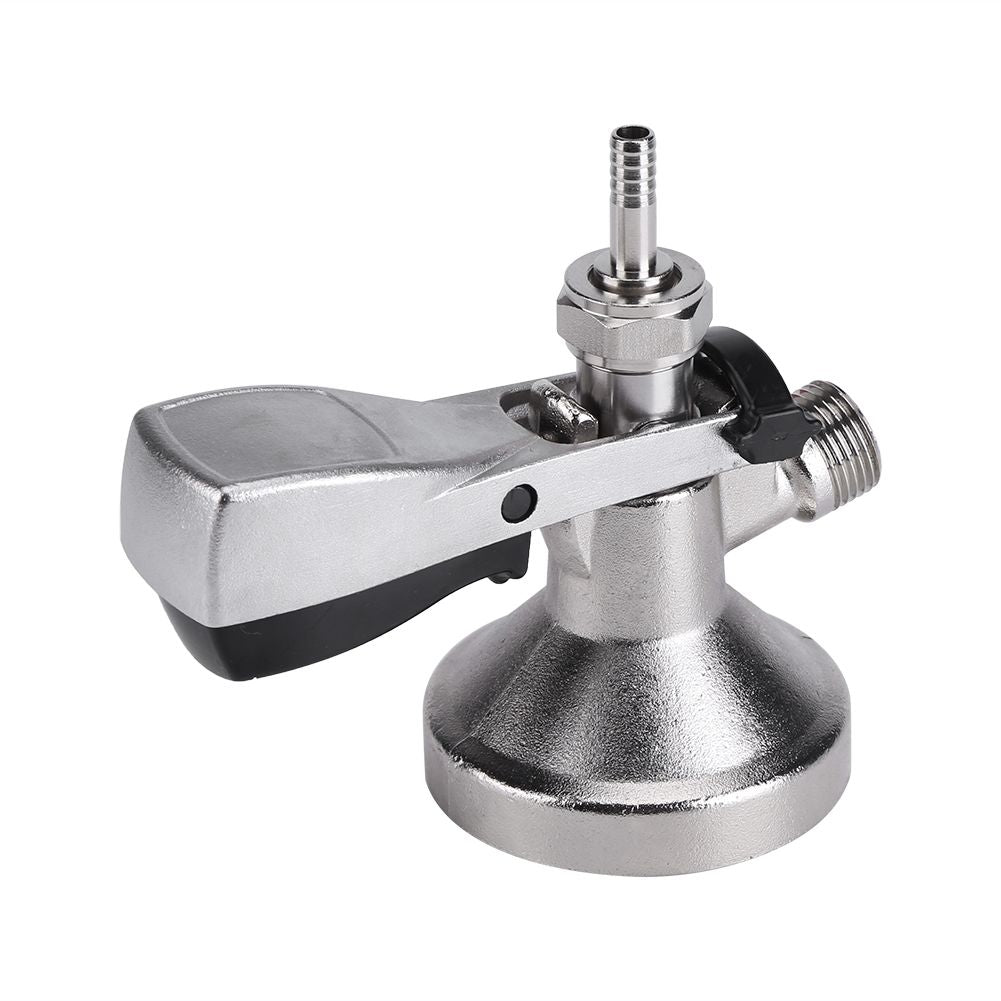 G Type Keg Stainless Steel Coupler Draft Beer Dispenser Brew w Air Valve Home