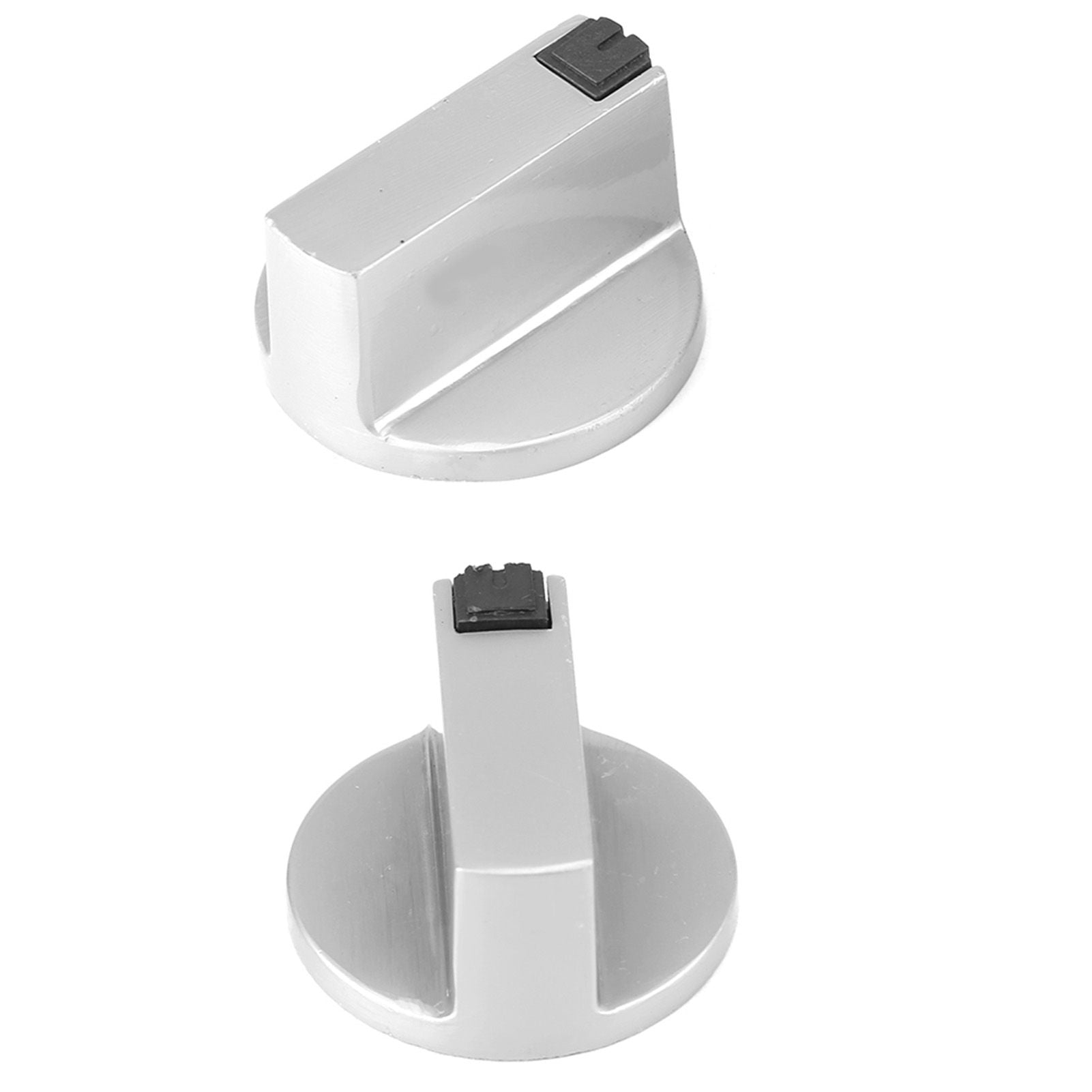2Pcs 6mm Zinc Alloy Home Kitchen Gas Stove Knobs Cooker Oven Cooktop Metal Switch Control