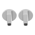 2Pcs 6mm Zinc Alloy Home Kitchen Gas Stove Knobs Cooker Oven Cooktop Metal Switch Control