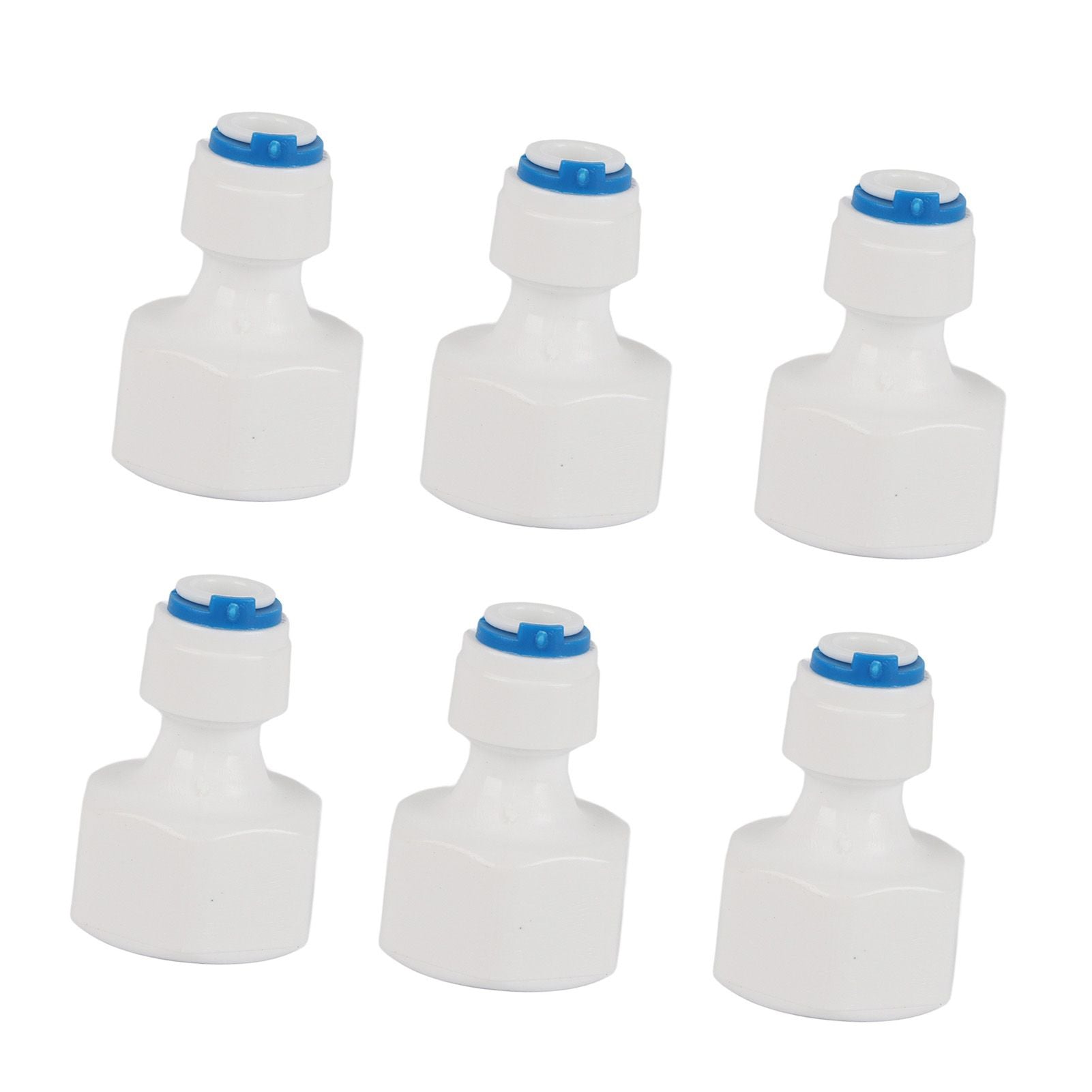 6pcs 1/4 Tube OD to 1/2 Female Push in Quick Connector for Water Filter Reverse Osmosis