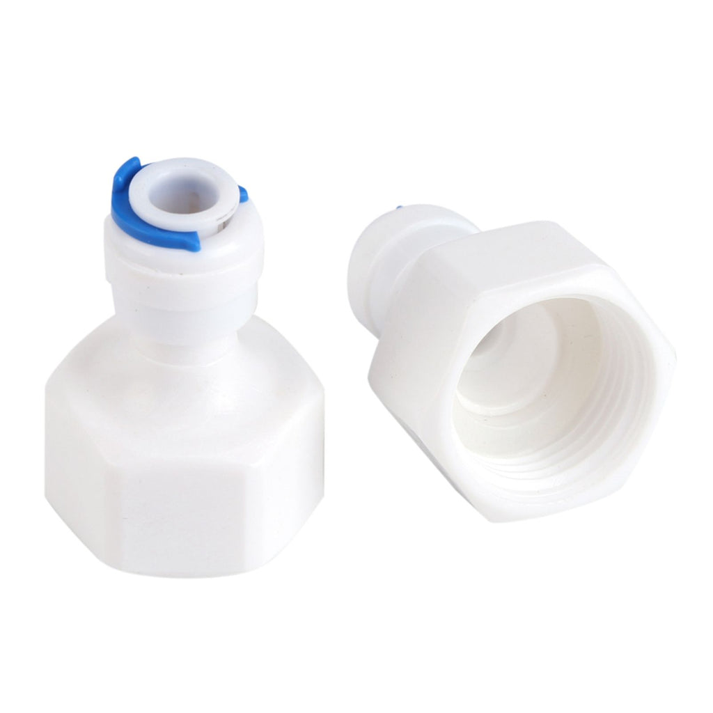 6pcs 1/4 Tube OD to 1/2 Female Push in Quick Connector for Water Filter Reverse Osmosis