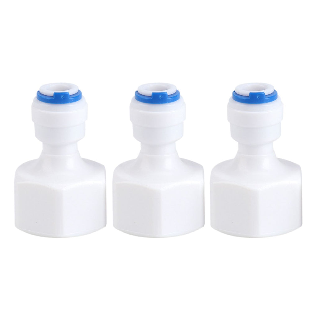 6pcs 1/4 Tube OD to 1/2 Female Push in Quick Connector for Water Filter Reverse Osmosis