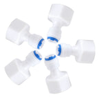 6pcs 1/4 Tube OD to 1/2 Female Push in Quick Connector for Water Filter Reverse Osmosis