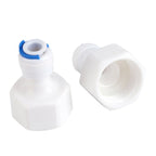 6pcs 1/4 Tube OD to 1/2 Female Push in Quick Connector for Water Filter Reverse Osmosis