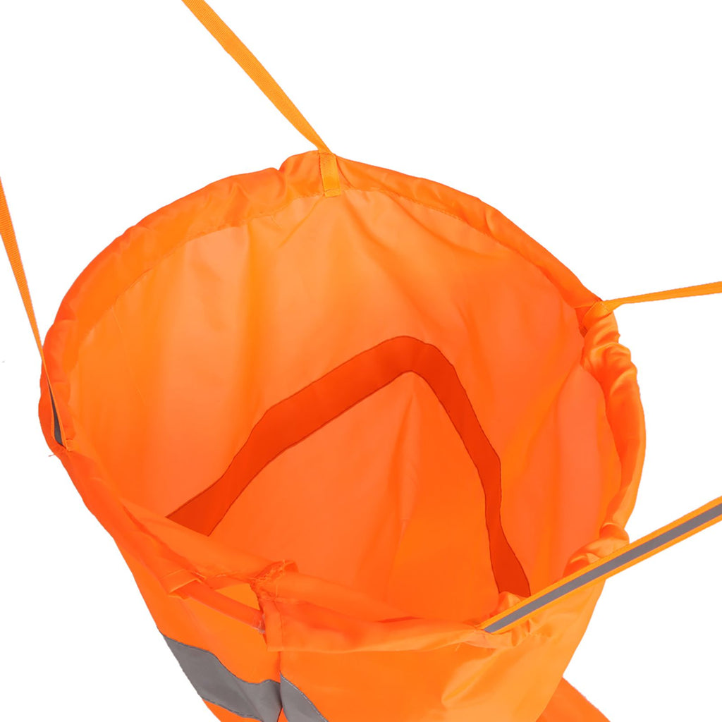 Noctilucent Airport Aviation Waterproof Windsock Reflective Strips Wind Measurement Bag S 100cm