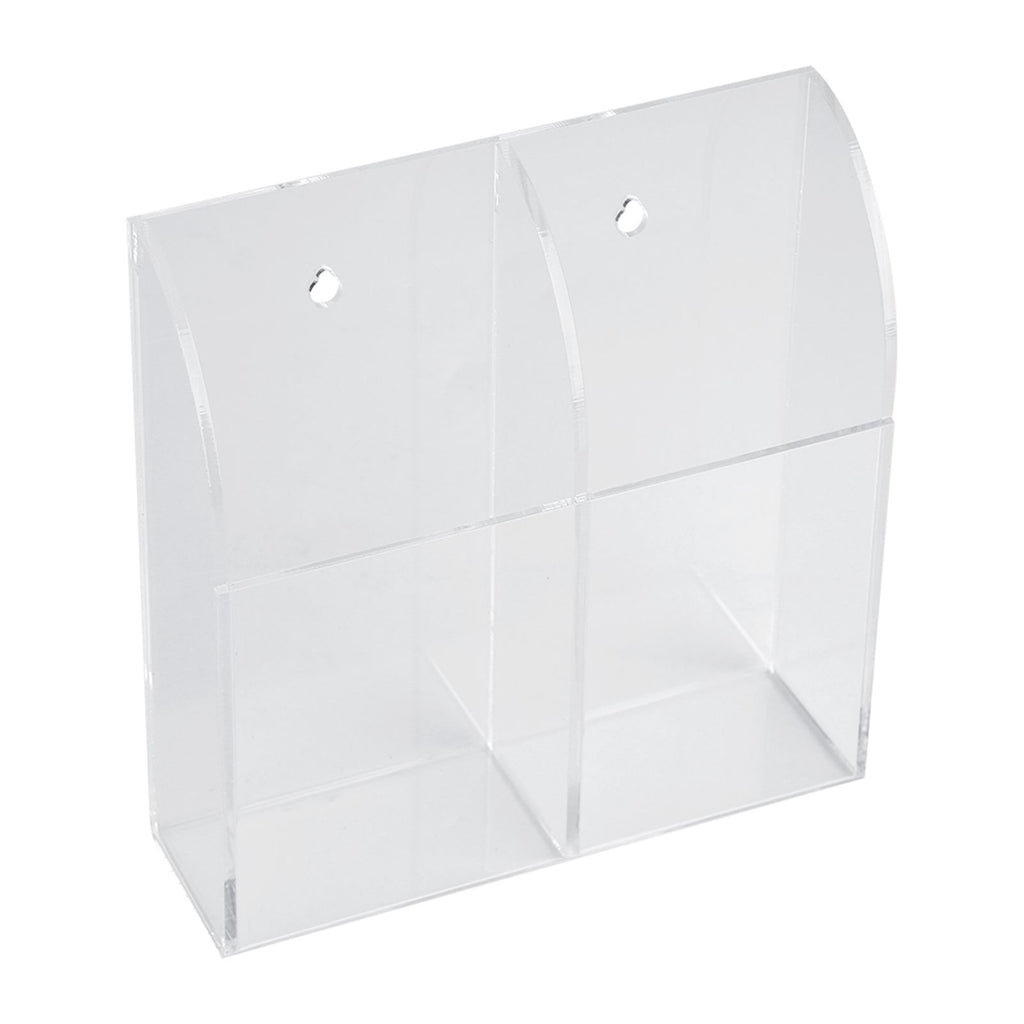 Acrylic Air Conditioner Remote Control Holder Case Storage Box Wall Mount 2 Case