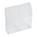 Acrylic Air Conditioner Remote Control Holder Case Storage Box Wall Mount 2 Case