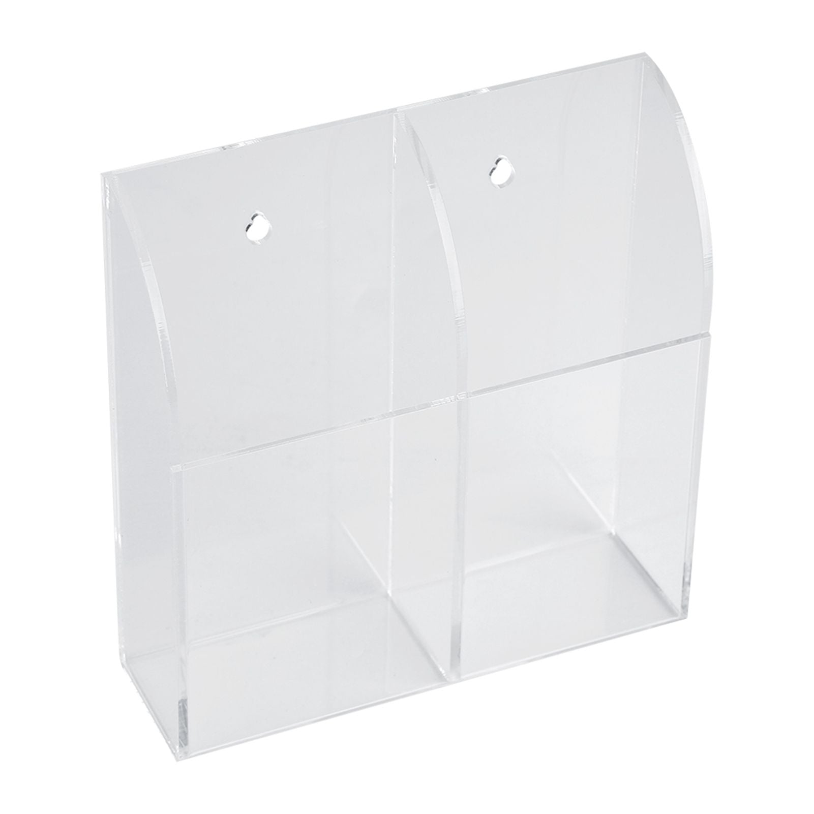 Acrylic Air Conditioner Remote Control Holder Case Storage Box Wall Mount 2 Case