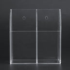 Acrylic Air Conditioner Remote Control Holder Case Storage Box Wall Mount 2 Case