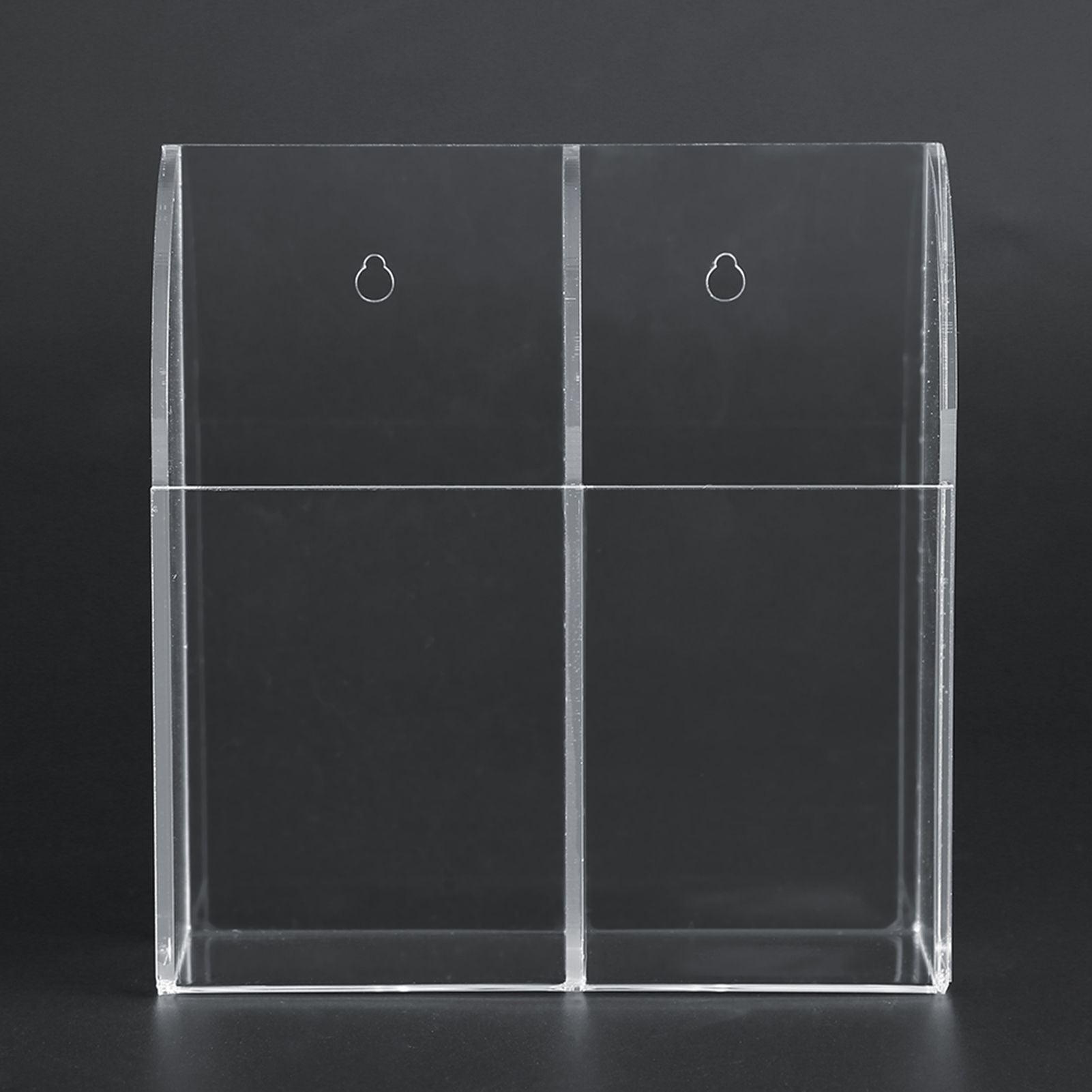 Acrylic Air Conditioner Remote Control Holder Case Storage Box Wall Mount 2 Case