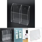 Acrylic Air Conditioner Remote Control Holder Case Storage Box Wall Mount 2 Case