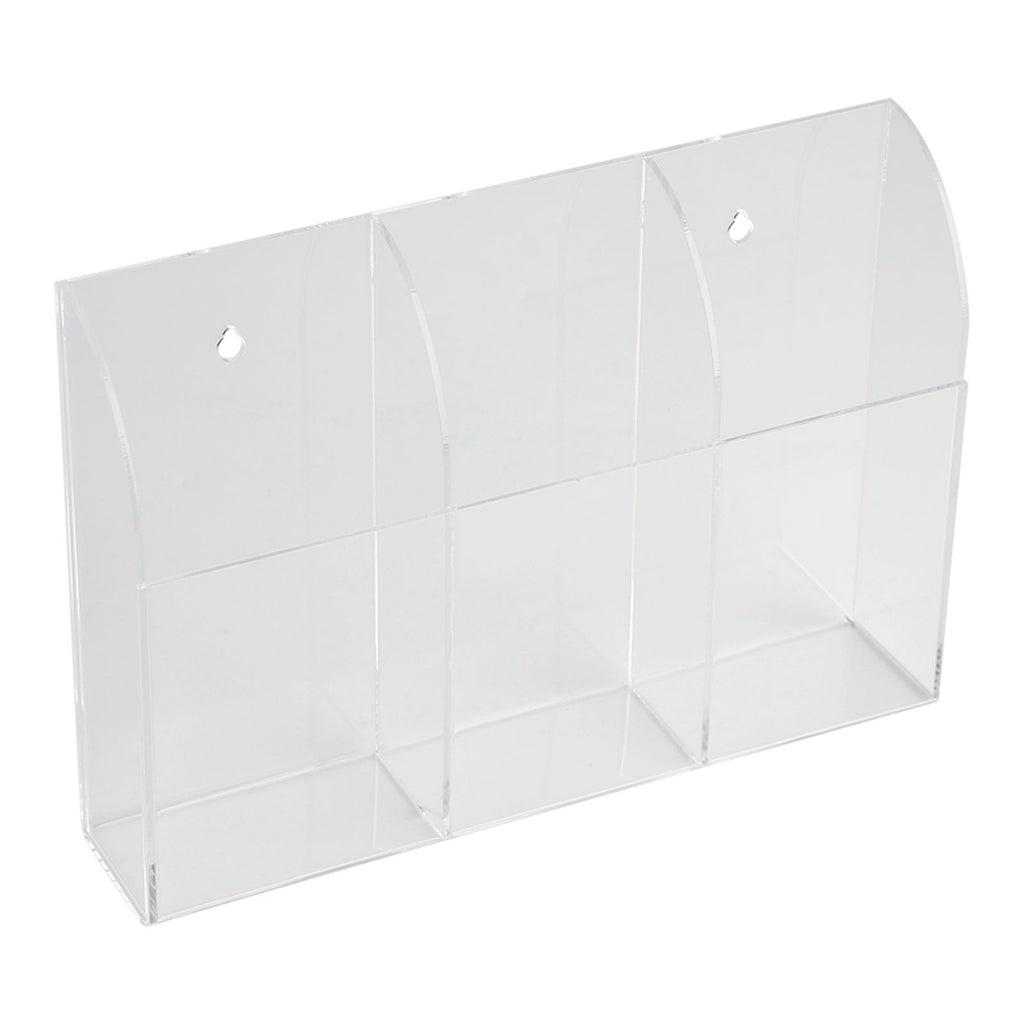 Acrylic Air Conditioner Remote Control Holder Case Storage Box Wall Mount 3 Case