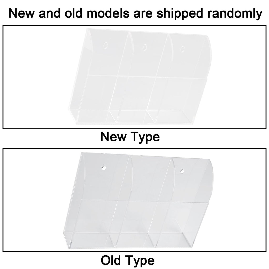 Acrylic Air Conditioner Remote Control Holder Case Storage Box Wall Mount 3 Case
